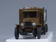 ZIS-6 Timber trailer with birch LOMO-AVM 1:43