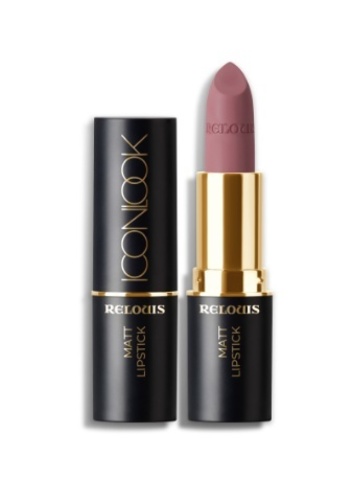 RELOUIS Помада губная матовая ICON LOOK тон:04 пыльная роза
