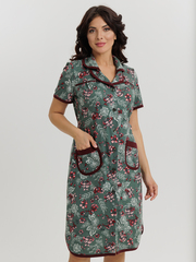 4572 Халат на пуговицах