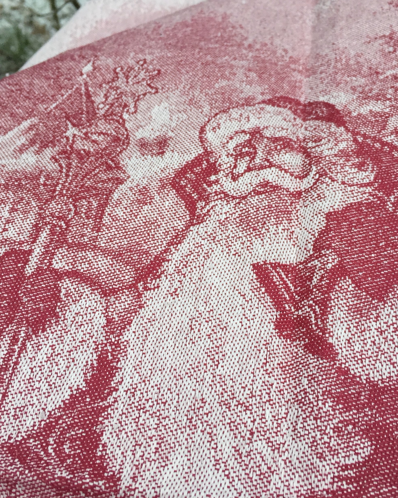 Жаккардовое полотенце с новогодним рисунком 50 х 70