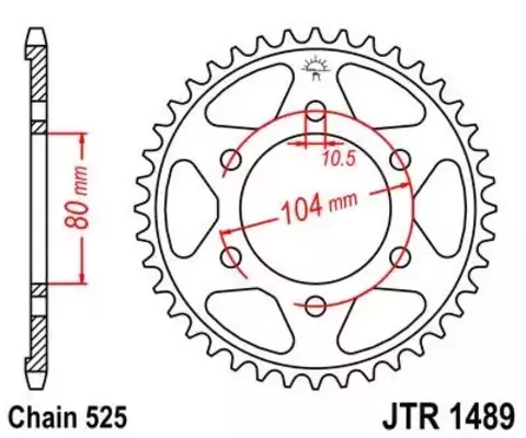 Звезда ведомая JTR1489 39