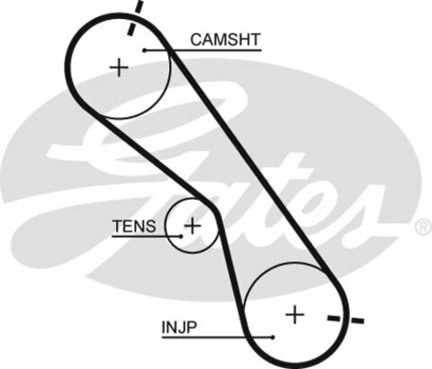 Ремень ГРМ GATES   5560XS (T1511)