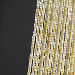 Цитрин натуральный, куб 2,2мм, микроогранка