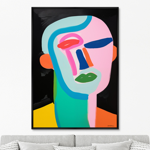 ArtNoMore - Репродукция картины на холсте The Mask collection, No 8, 2024г.