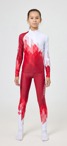 Детский Раздельный лыжный гоночный комбинезон Nordski Jr. Race Red