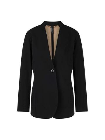 Marc Cain Жакет из костюмной вискозы без лацканов