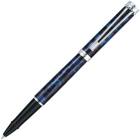 Ручка перьевая Waterman Harmonie Lacquer Patio Blue & Grey CT, F (S0701660)
