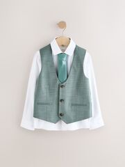 Комплект из трех предметов для мальчика Next E58-954, Белый, Зеленый