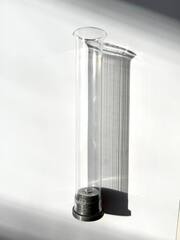 Насадка Адаптер для конфетти с обратным клапаном, пластик, Прозрачный, 17 см, 1 шт.