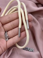 Шнур круглый светло-желтый (сливочный) 1,4 м