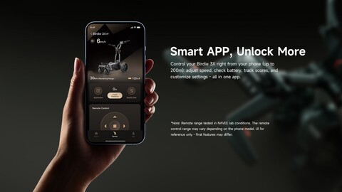 Тележка для гольфа NAVEE Birdie 3X Follow