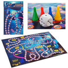 Игра-ходилка, Ракета "Вечеринка с монстрами", 3 +, размер игрового поля 420 х 300 мм, в комплекте кубик, 4 фишки, пакет с европодвесом