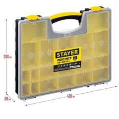 STAYER ROCKET-19, 420 x 330 x 50 мм (16.5