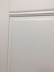 Межкомнатная дверь VFD (ВФД) C2 ДГ Emalex Mindwhite (белая c кремовым оттенком матовая без текстуры)