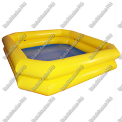 Квадратный надувной бассейн "Солнечный" 4*4*0.65 м