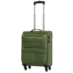Чемодан Redmond тканевый облегченный ручная кладь Хаки (оливковый) 55х20х39 см без расширения
