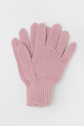 перчатки  для девочки К 125/пудра