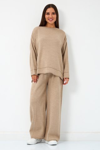 Костюм для беременных 15903 какао меланж
