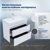 Aquanet 346049 Тумба Слим 80 2 ящ. цв.белый сатин (346049)