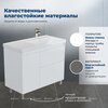 Aquanet 346340 Тумба Nova Lite 2.0 100 R напольная цв. белый глянец (346340)