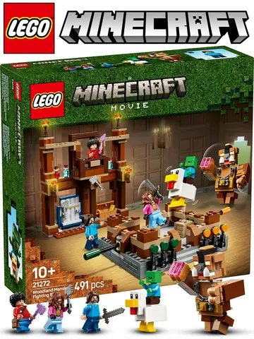 Конструктор Minecraft 21272 Боевой ринг в лесном особняке