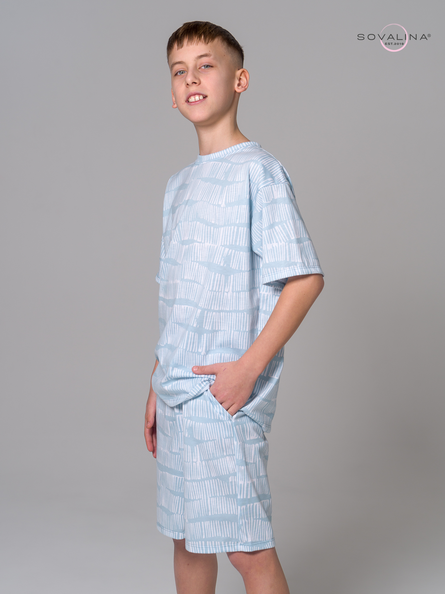 Костюм Light men белые волны MAX