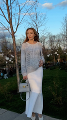 Мастер-класс по вязанию спицами джемпера 