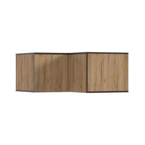 Норд Антресоль шкафу угловому (Дуб Крафт (КРОМКА ВЕНГЕ))