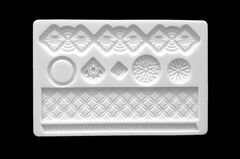 силиконовый коврик Бриллианты, кольцо , брошь , бордюр, веревочка (
