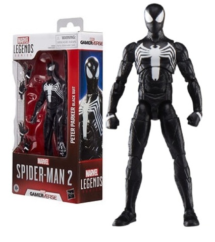Фигурка Питер Паркер Черный костюм - Marvel Legends GamerVerse