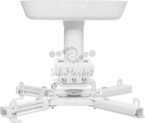 Кронштейн для проектора Cactus CS-PROF011S-WT белый макс.45кг потолочный поворот и наклон
