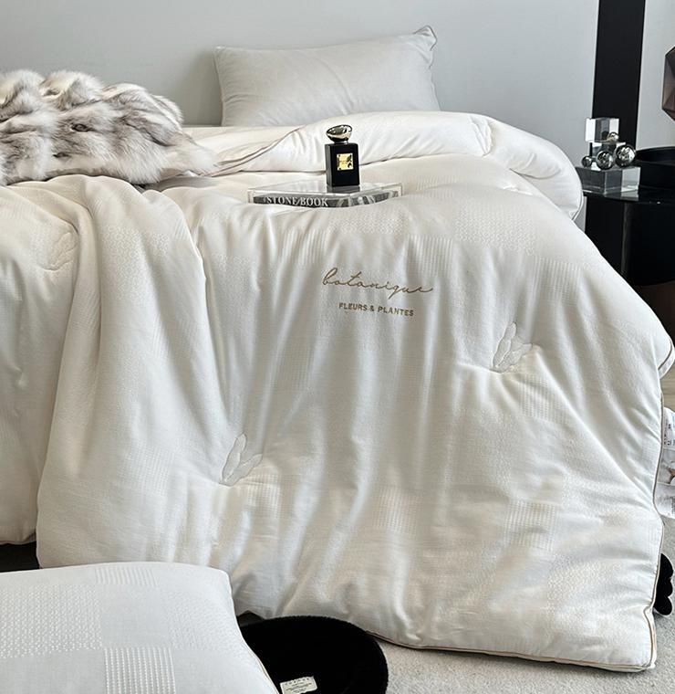 Одеяло теплое 150х200 Белое хлопок соевое волокно