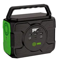 Электростанция портативная Cactus CS-PCS144-EC5 40000mAh 5A 2xUSB черный/зеленый