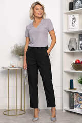 Брюки укороченные Энни (черные) Б14284-10М LT Collection