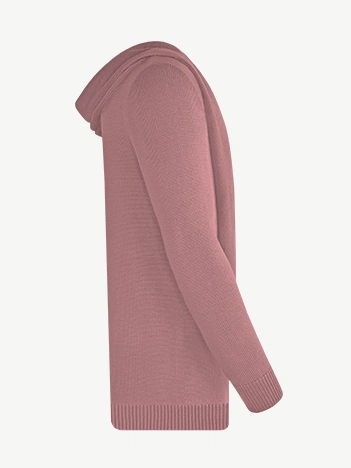 Кардиган с капюшоном из мягкой шерсти