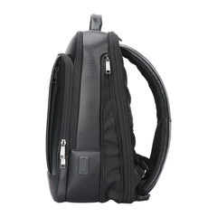 Рюкзак деловой BOPAI чёрный нат. кожа (уценка)
