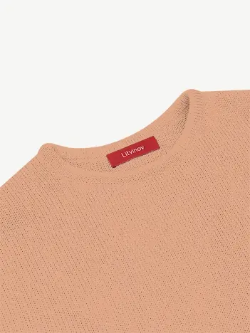 Джемпер оверсайз из шелка