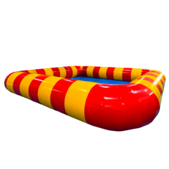 Надувной бассейн «Красно-желтый» 6,2*5,9*0,9 м