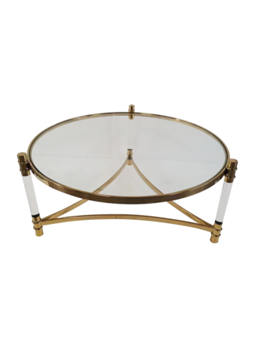 Стол журнальный Ist Casa Эклект, 104х104х46см, золото