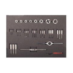 Набор метчиков и плашек M3-M30 73пр HSS Bucovice(CzTool) 340300 (В)