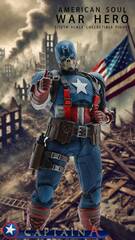 Фигурка Капитан Америка из комикса Герои войны 1/12