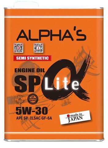Масло моторное ALPHA'S 809044 5W-30 SP(Lite) 4L
