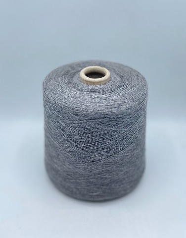 Casa del Filato(пр.Италия),art.Bobby, 1500м/100гр. 5% кашемир, 25% Меринос, 45% вискоза, 25% полиамид,цвет-Серый меланж(323/466) ,арт.36814