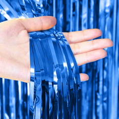 Занавес дождик, Синий, 2*1 м (В*Ш)