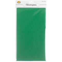 Скатерть п/э однотонная, Зеленый, 1,4*2,75 м