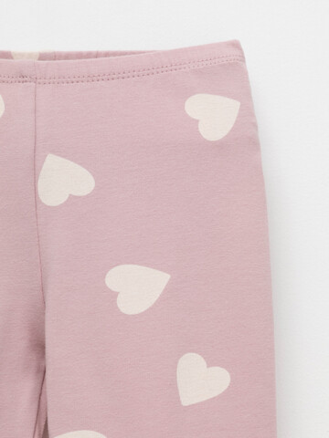 брюки  для девочки  КР 4321/розовый лед,сердечки к597