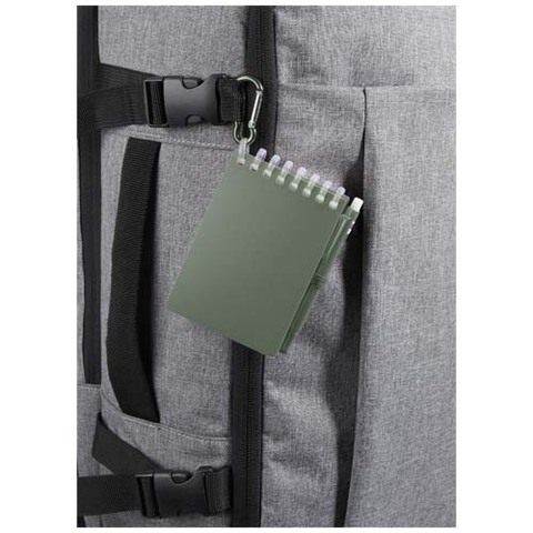 Lig Mini набор из блокнота в мягкой обложке из переработанного пластика и шариковой ручки (синие чернила)