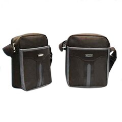 
          Сумка мужская Alingar, 200х240х60 мм, "Meida", c рем. через плечо, 1 отделение, текстиль, 2 кармана, темно-серый