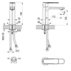 Lemark LMF-1012B-C Смеситель Lemark Melior для раковины (LMF-1012B-C)