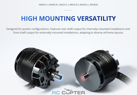 T-Motor AX435-A KV220 (16-17", 12S, 7.5 кг)